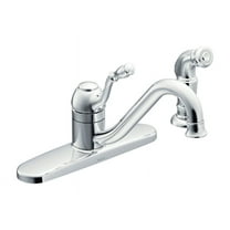 Moen Lindley One-Handle Low Arc Kitchen Faucet with Side Sprayer