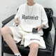 thumbnail image 3 of Nuevo conjunto de verano para hombre con diseño de gofres, camiseta de manga corta y pantalones cortos, conjunto de 2 piezas, ropa deportiva, chándal de moda, conjunto para correr, 3 of 5