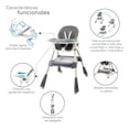 thumbnail image 2 of Silla Periquera D Bebé D Bebé Eat And Rock Convertible a Mecedora Gris, 2 of 5