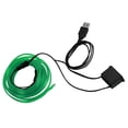 thumbnail image 2 of Riwesomey Iluminación interior del coche Tira de LED Decoración Guirnalda Línea de tubo de cuerda de alambre Luz de neón flexible con unidad de Automoción decorativa y accesorios verde Riwesomey VI000919-07B, 2 of 6