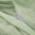 thumbnail image 6 of Pack of 4 Soft Faux Fur Pillow Cases with Zipper, Green, Standard, 6 of 6