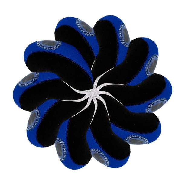 Juego de 10 fundas de repuesto resistentes al agua para palos de golf y maderas de driver. azul negro