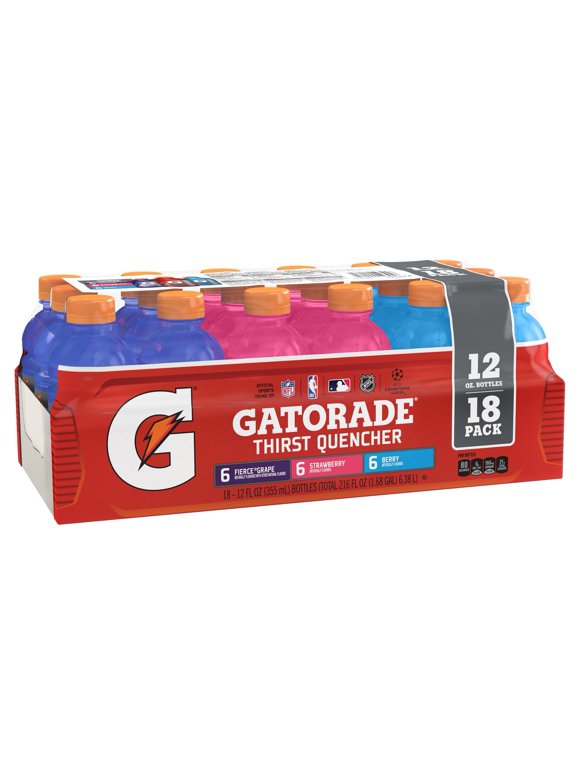 Gatorade Thirst Quencher Variety Pack Sports Drink, 12 oz, 18 Pack Bottles