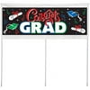 Congrats Grad Yard Banner, 1pk