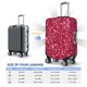 thumbnail image 4 of Balery Pink Glitter Funda de equipaje, fundas para maletas, elástica, lavable, protector de maletas, compatible con maletas de 18 a 32 pulgadas-X-Large, 4 of 7