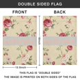 thumbnail image 4 of Spring Summer Multicolored Flower Leaves Garden Flag 12.5x18 Inch Double Side for Outdoor Courtyard Garden Decor Flowers Welcome Holiday Flag for Outside Decoration, 4 of 4