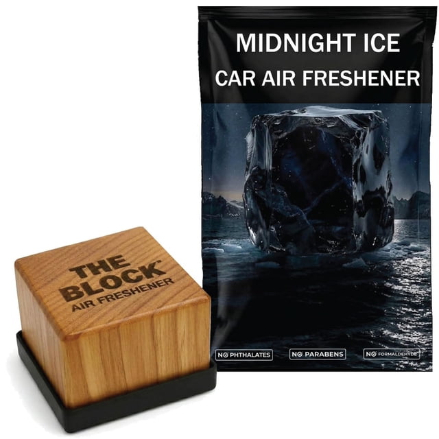 Ambientador de madera The Block MIDNIGHT ICE de larga duración