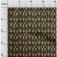 thumbnail image 1 of oneOone Polyester Lycra Fabric Ogee & Paisley Ikat Printed Fabric 1 Yard 56 Inch Wide, 1 of 1