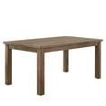 thumbnail image 3 of Lexicon Janina 5-Piece Contemporary Wood Dining Set in Natural and Teal, 3 of 8