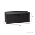 thumbnail image 4 of Toomax Santorini Plus Patio Deck Storage Box Bench, 145 Gallon (Anthracite), 4 of 8