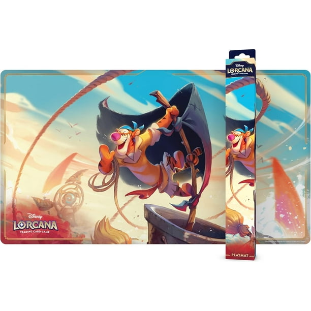 Ravensburger Disney Lorcana TCG: Archazia's Island Playmat featuring Tigger - In The Crow's Nest | Protects Cards | Versatile Game, Desk, or Mouse Pad | Durable Non-Slip Surface | Suitable for Ages 8+