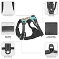 thumbnail image 6 of Bingfone World Travel Line Icons Map No Pull Dog Vest Harness For Small Medium Large Dogs Strap For Puppy Walking,Training,Dog Harness-X-Large, 6 of 9