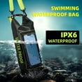 thumbnail image 6 of 2L  Mesh Material Sports Outdoor PVC Clip Swimming Waterproof Bag Messenger Bag Cell Phone Bag BLUE, 6 of 8