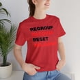 thumbnail image 5 of DJH Apparel | Regroup Recover Reset Relaunch Motivational Unisex T-shirt, 5 of 6