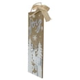 thumbnail image 2 of Northlight 12.5" White Trees and Snow with Metal Deer and Joy Wooden Christmas Wall Decor, 2 of 2