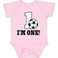 thumbnail image 3 of Inktastic First Birthday Soccer 1 Year Old Boys or Girls Baby Bodysuit, 3 of 5