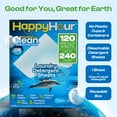 thumbnail image 5 of Happy Hour Laundry Detergent Sheets Eco Friendly Color Safe 120 Laundry Sheets 240 Loads Fresh Scent, 5 of 6