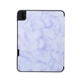 thumbnail image 2 of SaniMore Tri-fold Stand Case for iPad 10th Generation 10.9" 2022, PU Leather Marble Case Shockproof TPU Back [Auto Wake/Sleep + Pen Holder] Full Protective Fashion Tablet Case for iPad 2022, Purple, 2 of 7
