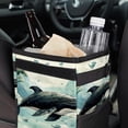 thumbnail image 6 of Whale Foldable with Lid Leak-Proof Hanging Storage Bag Mini Trash Can Car Trash Bin Trash Can for Car, 6 of 6
