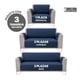 thumbnail image 2 of Protector de Sala 3 Pzas Reversible Pinsonic, Real Textil (Azul - Khaki, CH/M/G), 2 of 10