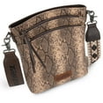 thumbnail image 6 of Montana West Multi Zip Pocket Large Crossbody Bag With Guitar Strap, C-Khaki, 6 of 7