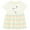 Natural with Stripes, variant on Inktastic French Goose Says Honque Girls Baby Dress