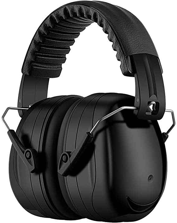 Ear Protection Safety Ear Muffs, NRR 28dB Safety Earmuffs for Hearing