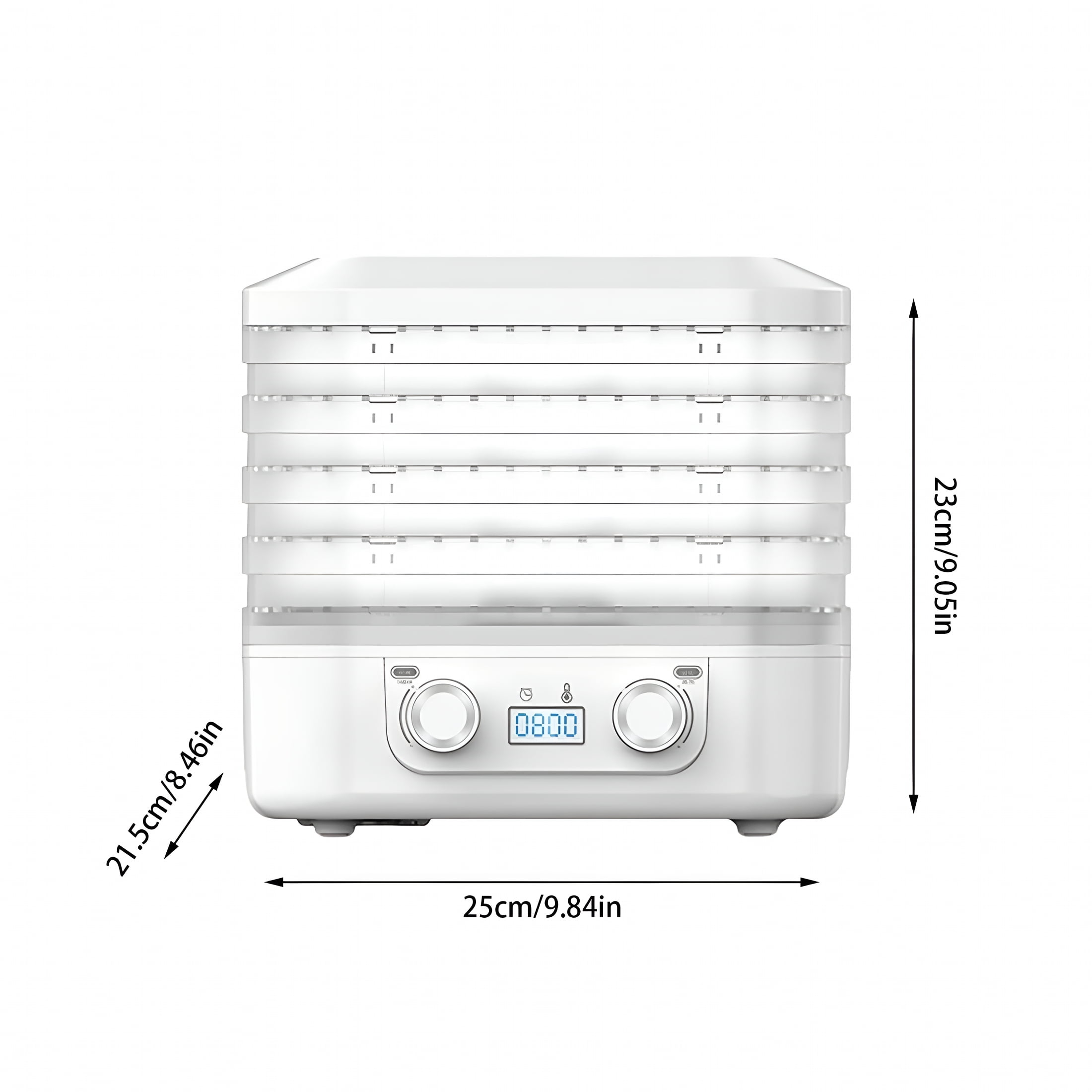 HIBIBUD Home Freeze Dryer for Food Preservation,Digital Multi-Layer Dryer with Adjustable Temperature for Kitchen Use