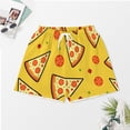 thumbnail image 3 of PRIYAL Ensembles de Pyjama pour Femmes Pizza Nourriture Italienne Satin Soie Manches Courtes et Pantalons, 3 of 5