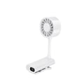 thumbnail image 2 of Luckky Rechargeable Clip On Fan with Flexible Gooseneck & Digital Display,3 Speed Color Light Mini Clamp Fan,Portable USB Desk Bed Fan for Office Bedroom Stroller Dorm Use, 2 of 6