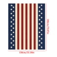 thumbnail image 3 of Americana Summer Knitted Throw Blanket,4th of July Farmhouse Home Decor, Red White Blue Stars American Flag Pattern Blanket for Couch Sofa, 3 of 7