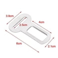 thumbnail image 4 of 10 unids universal mascota cinturón de seguridad hebilla coche alarma eliminador clip enchufe de seguridad hfmqv, 4 of 5