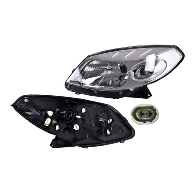Faro Sandero 2010 A 2012 Renault Izq Fdo Crom Manual/Eléctrico P/Halog DEPO .