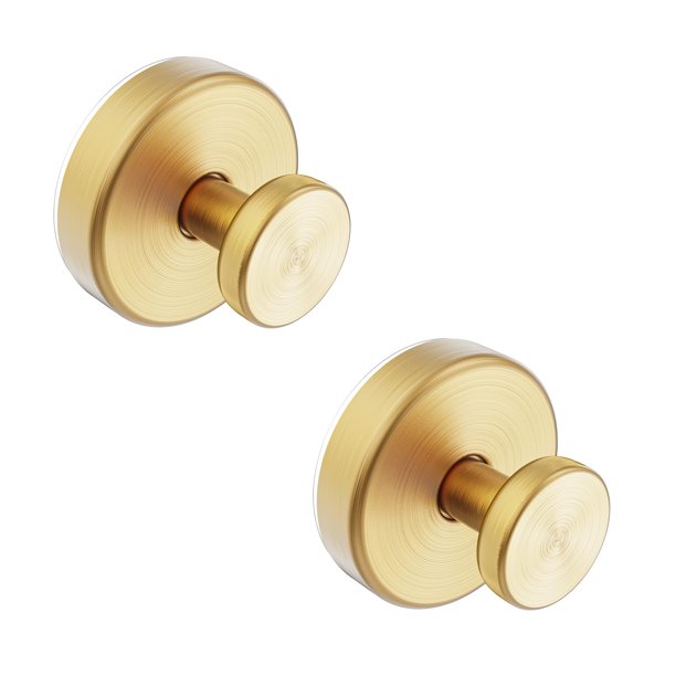 Ganchos con ventosa Bentuk para ducha, toalla y bata de baño, paquete de 2