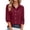 Wine2, variant on Cotton Linen Shirts For Women Cotton Boho Tops Peasant Tops For Women Gauze Tunic Tops For Women Womens Summer Tops Womens Gauze Tops Linen Long Sleeve Shirt Women Boho Peasant Gauze Blouses