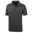 thumbnail image 3 of Geeksport Men's Polo Shirts Solid Color Short Sleeve Casual Shirts for Men Classic Polo Shirts Casual Business Polo Shirts for Men Gray 2XL, 3 of 10