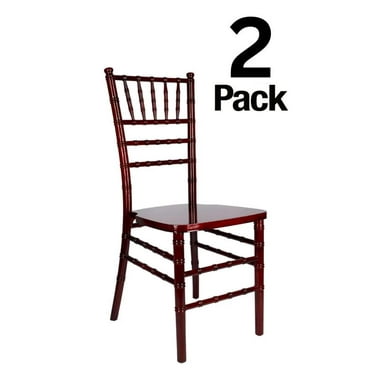 Mahogany ToughWood Chiavari Chair, 2 Chair Bundle by Chivari