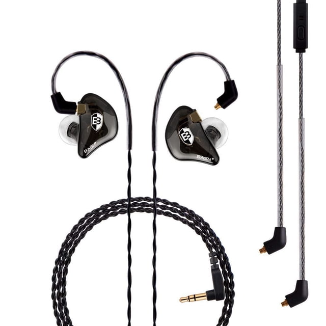 Auriculares intraurales BASN Bsinger PRO Clear Black