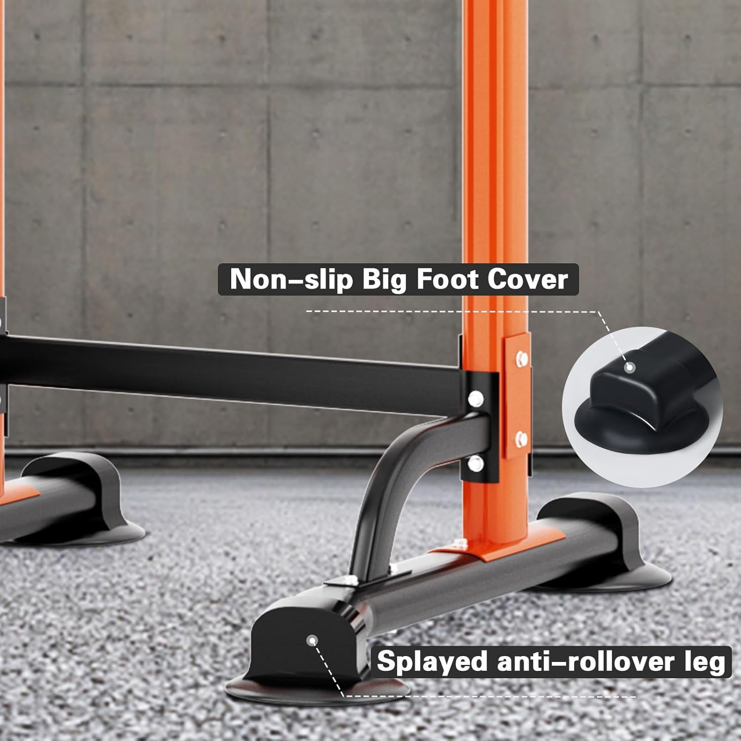 HJTER Power Tower Pull Up Bar Station, Free Standing Pull Up Rack Dip Station for Home Gym, Height Adjustable Home Strength Training Fitness Workout Equipment