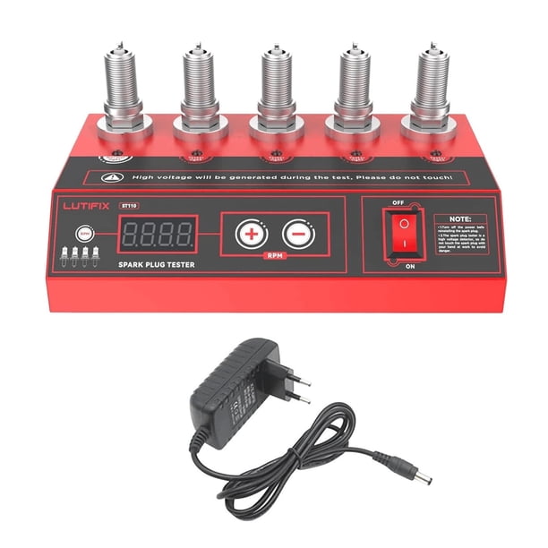 Probador de bujías LUTIFIX ST110 para vehículos de gasolina de 12 V