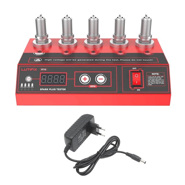 Probador de bujías LUTIFIX ST110 para vehículos de gasolina de 12 V