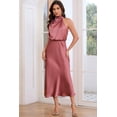 thumbnail image 3 of Vestido LUNAMODA 2025 de satén de verano elegante y formal para mujer, 3 of 5