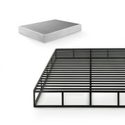 Zinus 9 Inch Quick Lock High Profile Smart Box Spring/Mattress Foundation/Strong Steel Structure/Easy Assembly, King NEW