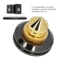 thumbnail image 4 of Speaker Shock Absorber Pads, 4 Set Strong Load Bearing HiFi Speaker Isolation Feet Metal  for Subwoofer for Amplifier, 4 of 7