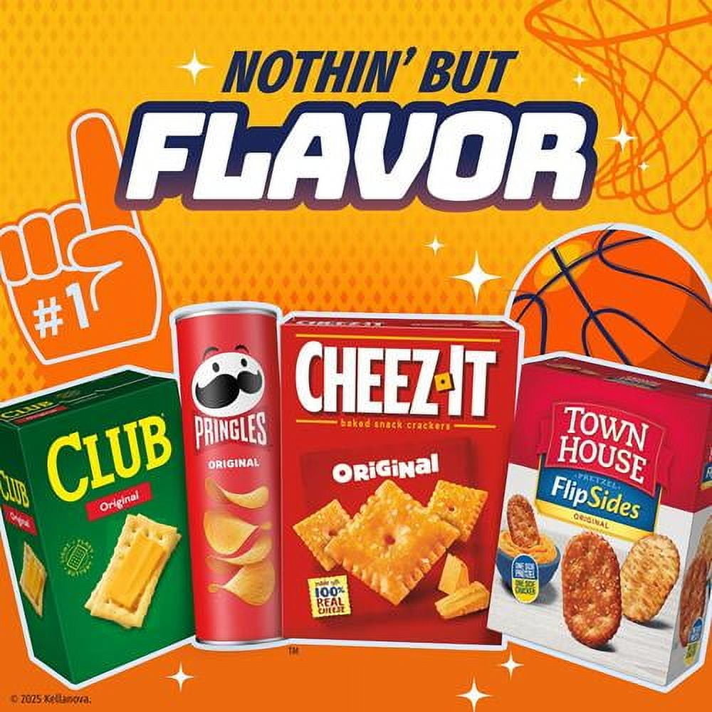 Cheez-It Snapd Cheesy Baked Snacks, Thin Crisps, Lunch Snacks, Extra Crunchy Margherita Pizza, 7.5Oz Bag (1 Bag) - Pack of 2