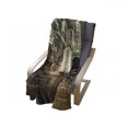 thumbnail image 4 of City Soft Flannel Fleece Blanket, Shanghai Lujiazui Finance and Trade Zone of the Modern City Night View, Cozy Plush for Indoor and Outdoor Use, 50" x 60", Charcoal Grey Multicolor, by Ambesonne, 4 of 6