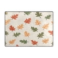 thumbnail image 5 of Yayeee Area Rugs for Living Room 5.2'x4' Non Slip Washable Bedroom Floor Carpet, Green Autumn Leaves, 5 of 5