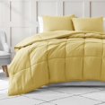 thumbnail image 2 of Biwat King Size Comforter Set - Goose Down Alternative \u2013 Washed Ultra-Soft - Premium All Season Warmth Bedding Set (King, Cocoon), 2 of 4