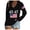 Black, variant on LUOGENLI Female T-shirts for Womens Women's Casual Loose Crewneck Tee | Short Sleeve Top for Comfort & Style Womens T-shirts Graphic Tees Vintage Summer Clothes Red XS