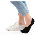 thumbnail image 1 of CARBONLIKE - Calcetines de algodón para mujer con cinco dedos, para correr atléticos, paquete de 4, 1 of 2
